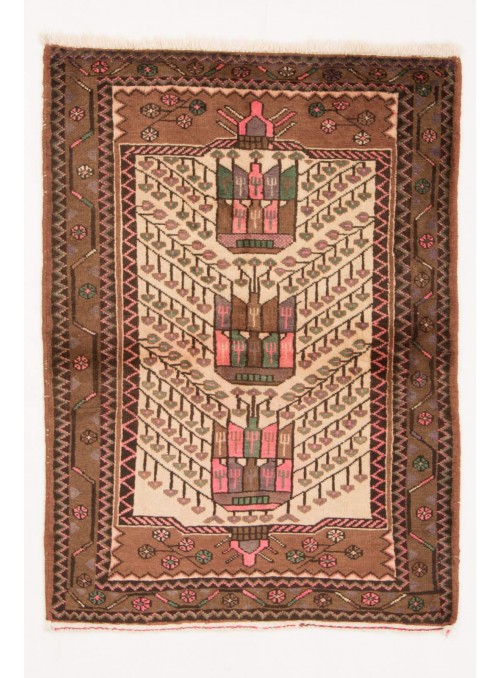 Perser Dorfteppich Hamadan ca. 100x150cm 100% Schurwolle Iran traditionell