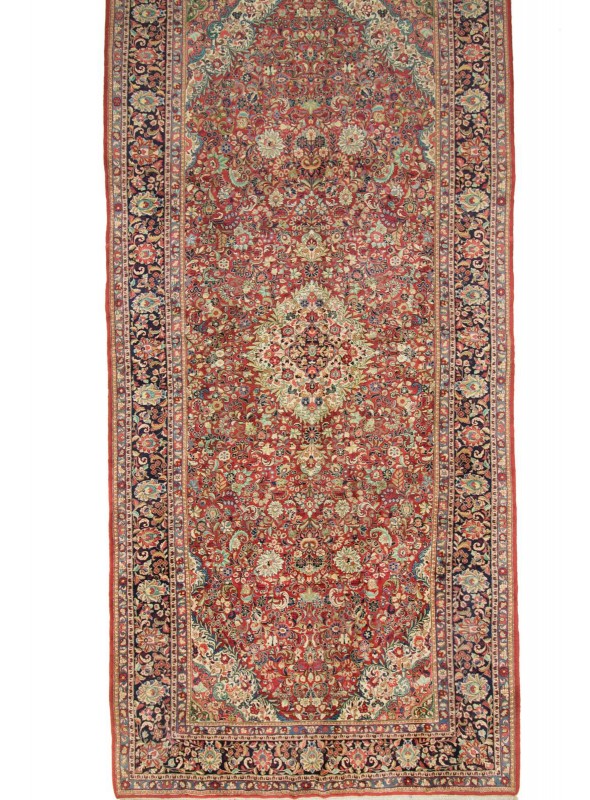 Ręcznie tkany gigantyczny dywan perski Isfahan Iran 300x600cm wełna