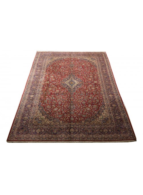 Ręcznie tkany wielki dywan perski Keszan Iran ok 600x400cm wełna