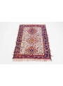 Hand-woven persian luxury carpet Sumakh flat woven ca. 120x205cm wool and silk Iran