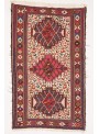 Hand-woven persian luxury carpet Sumakh flat woven ca. 115x200cm wool and silk Iran runner