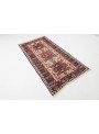 Ręcznie haftowany dywan Sumak Iran 110x200cm wełna i jedwab płasko tkany chodnik