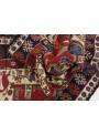 Perser luxus teppich Sumakh 110x200cm flach gewebt Wolle und Seide Iran Läufer