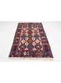 Ręcznie haftowany dywan Sumak Shahsavan Iran ok 140x200cm wełna i jedwab płasko tkany