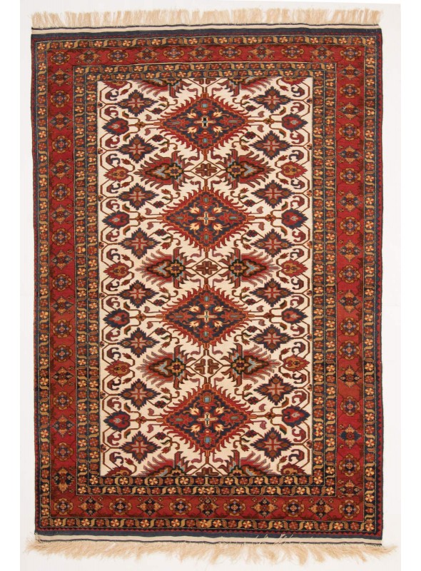 Luxus Afghanistan Teppich Mauri Kabul ca. 150x200cm 100% Schurwolle rot