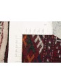 Ręcznie tkany dywan Turkmenistan Buchara czerwony ok 80x130cm 100% wełna