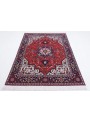 Ręcznie tkany dywan Tebriz 40Raj Iran wełna 150x200cm klasyczny czerwony