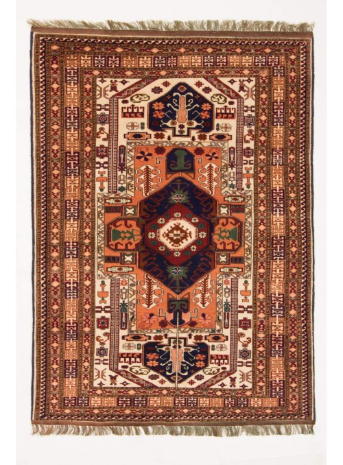 Luxus Afghanistan Teppich Mauri Kabul ca. 110x160cm Schurwolle und Seide