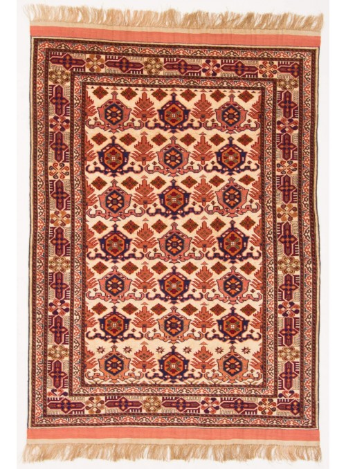 Luxus Afghanistan Teppich Mauri Kabul ca. 110x150cm Schurwolle und Seide