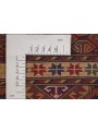 Hand-made luxury carpet Kabul Mauri Afghanistan ca. 80x300cm wool and silk runner