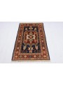 Ręcznie tkany geometryczny dywan Afganistan Chobi Ziegler ok 90x150cm wełna wysokogórska