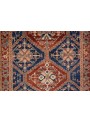 Hand-made geometric carpet Afghanistan Chobi Ziegler ca. 110x160cm highland wool