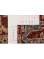 Geometrisch Afghanistan Teppich Chobi Ziegler ca. 110x160cm Hochlandschurwolle