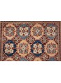 Hand-made geometric carpet Afghanistan Chobi Ziegler ca. 100x150cm highland wool
