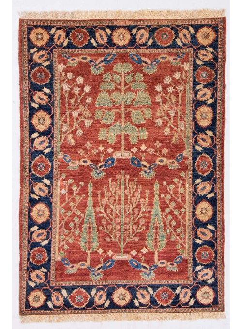 Ręcznie tkany dywan Afganistan Chobi Ziegler ok 100x150cm wełna wysokogórska