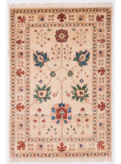 Afghanistan Teppich Chobi Ziegler ca. 105x155cm Hochlandschurwolle