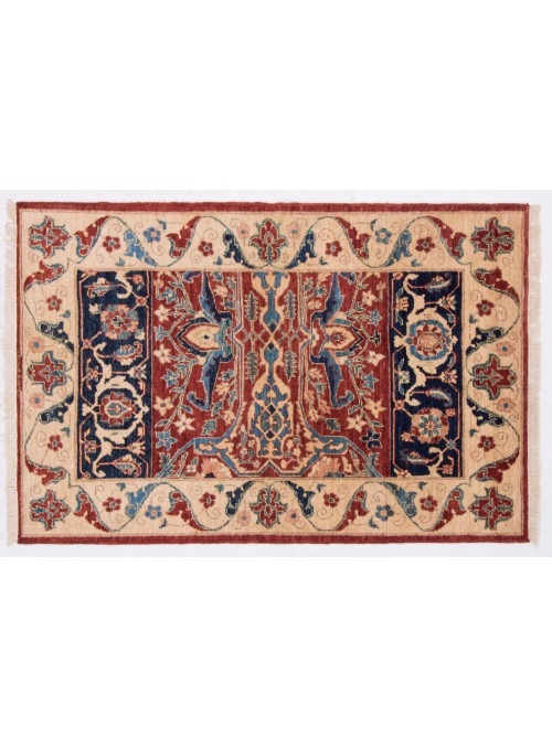 Teppich Chobi Ziegler 161x106 cm - Afghanistan - Hochlandschurwolle