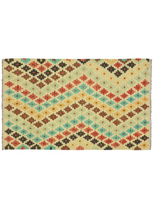 Carpet Kielim Maimana Colorful 150x210 cm Afghanistan - 100% Wool