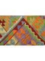 Carpet Kielim Maimana Colorful 140x190 cm Afghanistan - 100% Wool