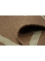 Dywan Wytrzymały Brązowy 170x270 cm Indie - Wełna, bawełna
