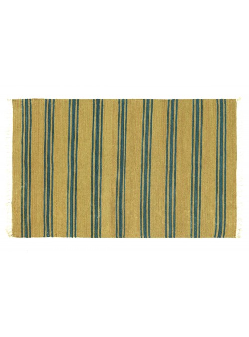 Dywan Wytrzymały Beżowy 120x180 cm Indie - Wełna, bawełna