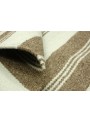 Dywan Wytrzymały Szary 120x180 cm Indie - Wełna, bawełna