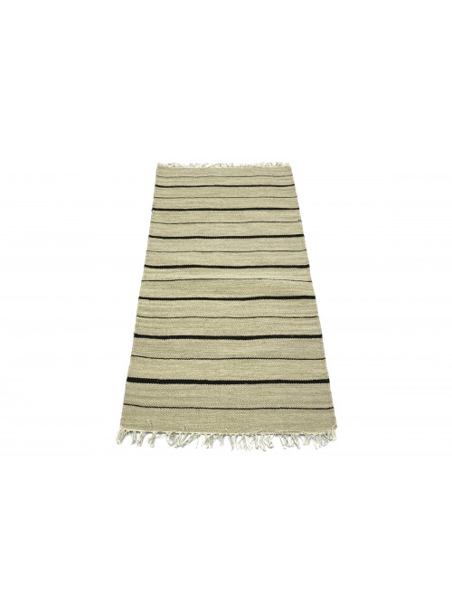 Teppich Durrie Beige 120x180 cm Indien - Wolle, Baumwolle