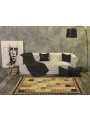 Teppich Durrie Braun 70x140 cm Indien - Wolle, Baumwolle