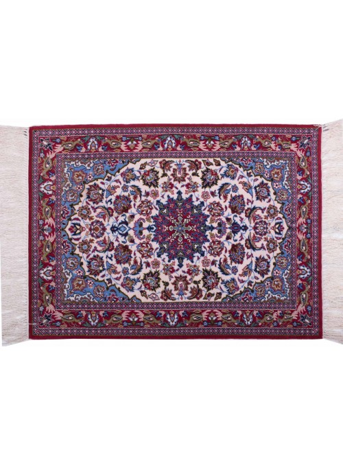 Teppich Esfahan Mehrfarbig 70x100 cm Iran - 100% Schurwolle