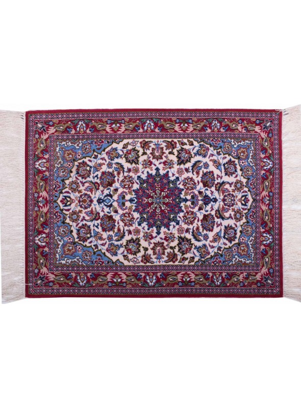 Teppich Esfahan Mehrfarbig 70x100 cm Iran - 100% Schurwolle