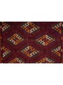 Carpet Yamut Red 120x200 cm Turkmenistan - Sheep wool