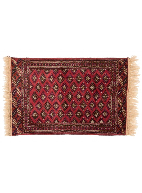 Carpet Buchara Red 80x130 cm Turkmenistan - 100% Wool