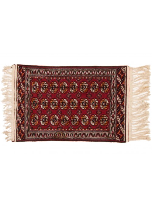 Carpet Buchara Red 90x140 cm Turkmenistan - 100% Wool