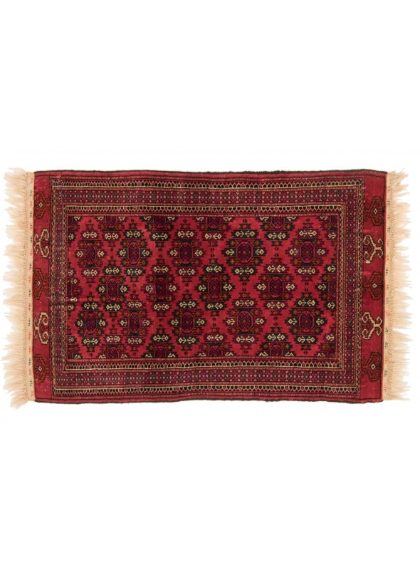 Carpet Buchara Red 90x120 cm Turkmenistan - 100% Wool