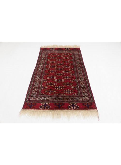 Carpet Yamut Red 130x180 cm Turkmenistan - Sheep wool