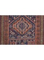 Dywan Kilim Taimani Niebieski 130x210 cm Afganistan - 100% Wełna owcza