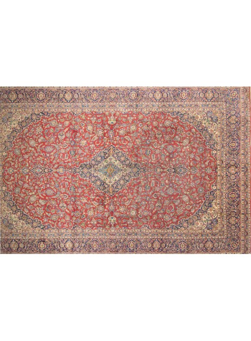 Teppich Carpet Rot 390x610 cm Iran - 100% Schurwolle