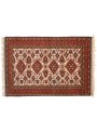 Carpet Mauri Kabul Red 150x210 cm Afghanistan - Wool and natural silk