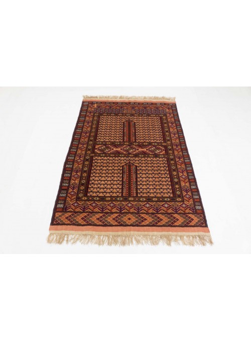 Carpet Mauri Kabul Colorful 120x150 cm Afghanistan - Wool and natural silk