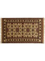 Carpet Mauri Kabul Beige 120x160 cm Afghanistan - Wool and natural silk