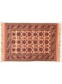 Carpet Mauri Kabul Orange 110x150 cm Afghanistan - Wool and natural silk