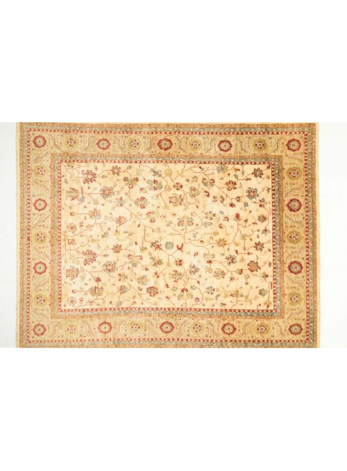 Teppich Chobi Beige 350x470 cm Afghanistan - 100% Hochlandschurwolle