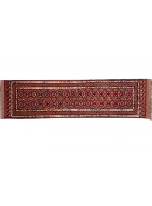Carpet Mauri Kabul Brown 80x300 cm Afghanistan - Wool and natural silk