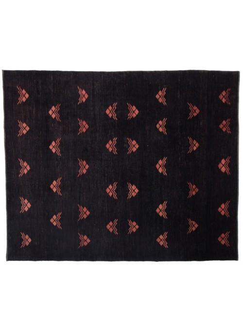 Teppich Chobi Schwarz 220x270 cm Afghanistan - 100% Hochlandschurwolle