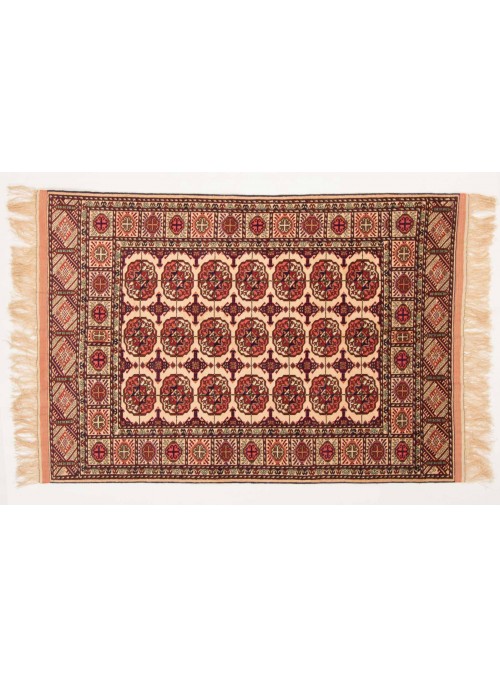 Carpet Mauri Kabul Red 110x160 cm Afghanistan - Wool and natural silk