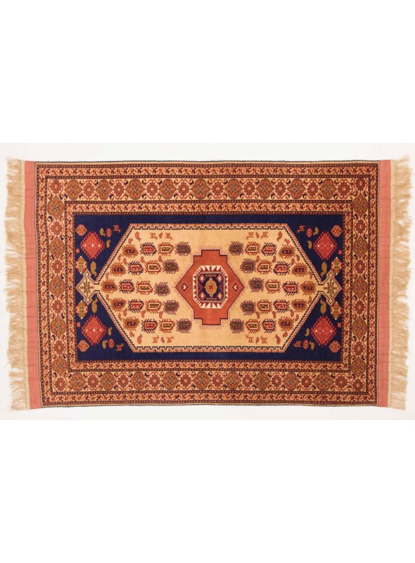 Carpet Mauri Kabul Red 110x160 cm Afghanistan - Wool and natural silk