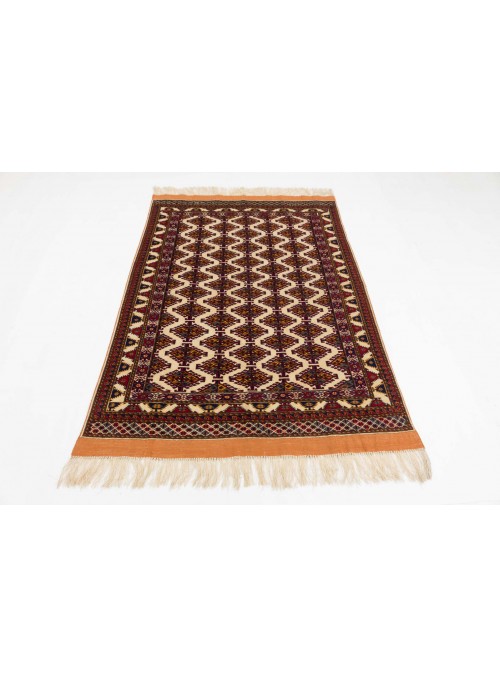 Carpet Mauri Kabul Red 110x150 cm Afghanistan - Wool and natural silk