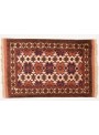 Carpet Mauri Kabul Red 110x170 cm Afghanistan - Wool and natural silk