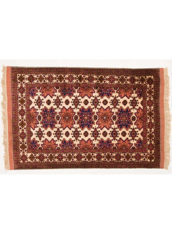 Carpet Mauri Kabul Red 110x170 cm Afghanistan - Wool and natural silk