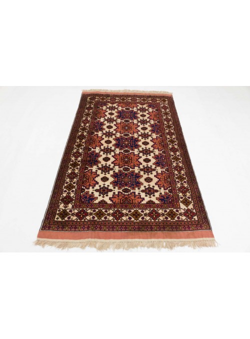 Carpet Mauri Kabul Red 110x170 cm Afghanistan - Wool and natural silk